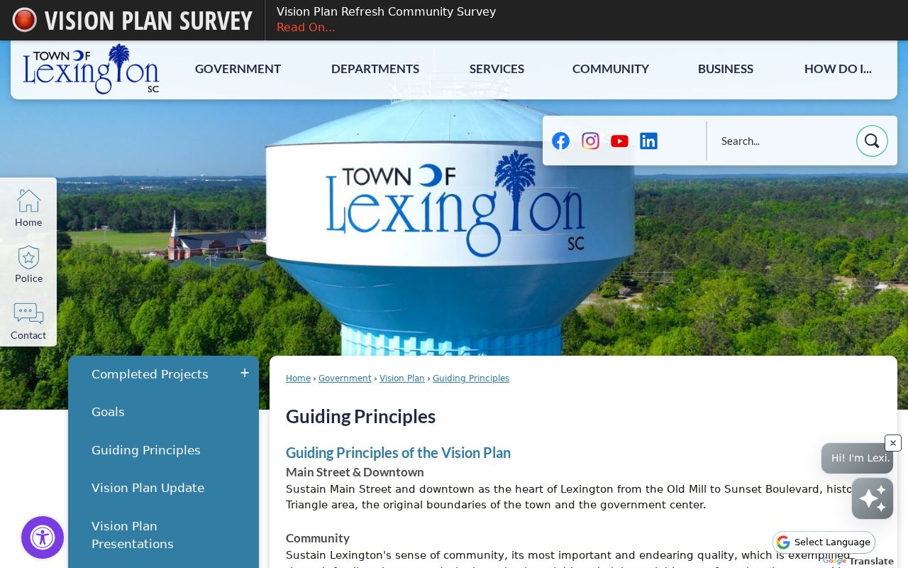 Lexington neighbors Town planning geography document