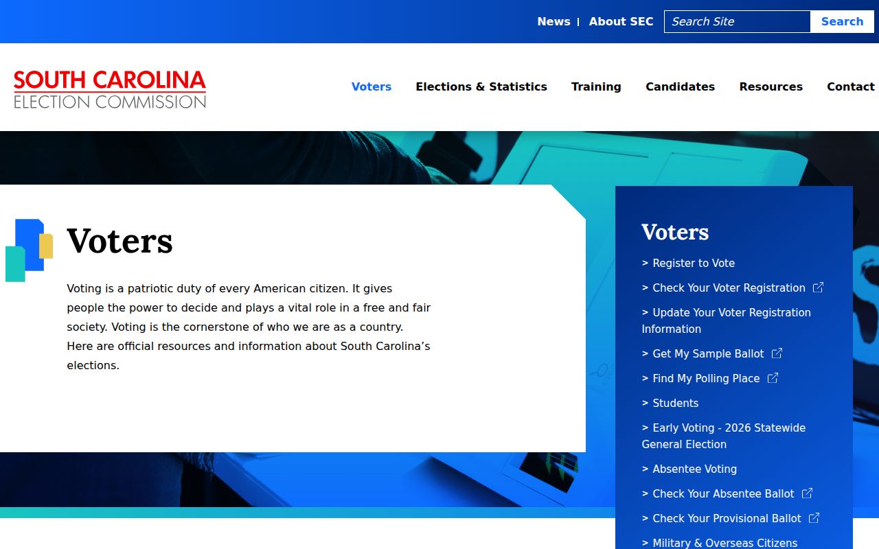 Lexington resident lookup access through South Carolina voter resources